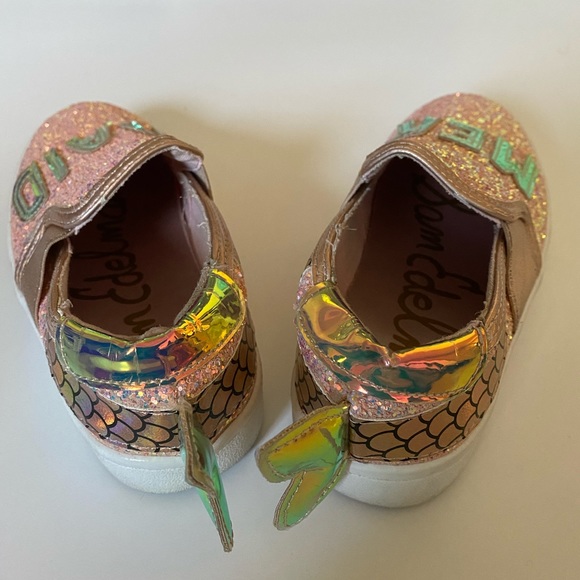 Sam Edelman Toddler Blane Mermaid Sneaker - Sz 10 - Picture 3 of 4